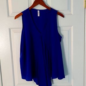 Xhilaration Size XXL Blue Tank Top Blouse